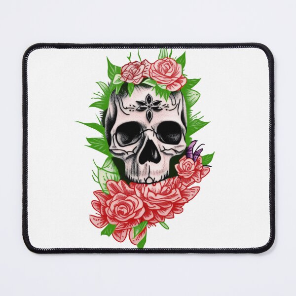 Item preview, Skull and flower designed and sold by DopeDesign111.