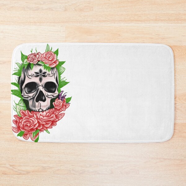 Item preview, Skull and flower designed and sold by DopeDesign111.