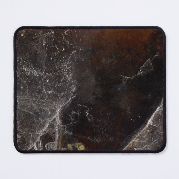 Item preview, Black and burnt brown marble print designed and sold by HadeeeeL.