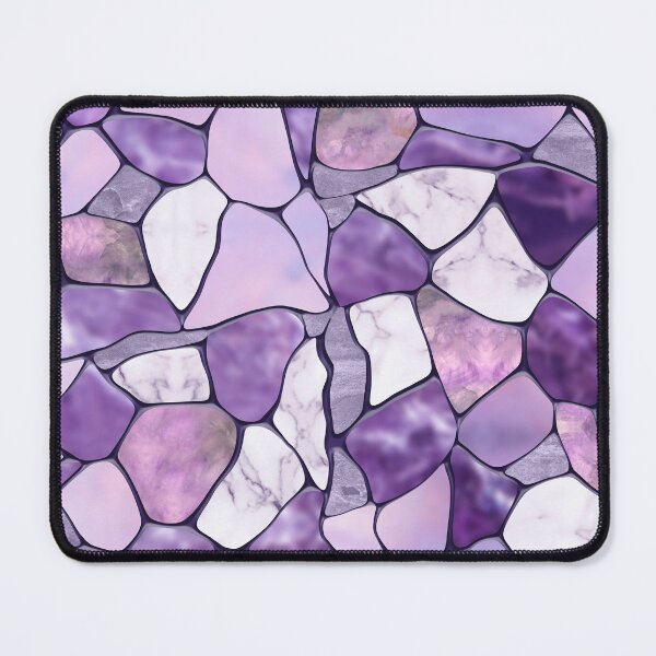 Item preview, Lavender Amethyst Marble cells abstract designed and sold by k9printart.