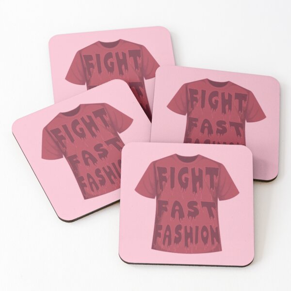 Artikelvorschau, FIGHT FAST FASHION Rosa T-Shirt entworfen und verkauft von everything4eva.