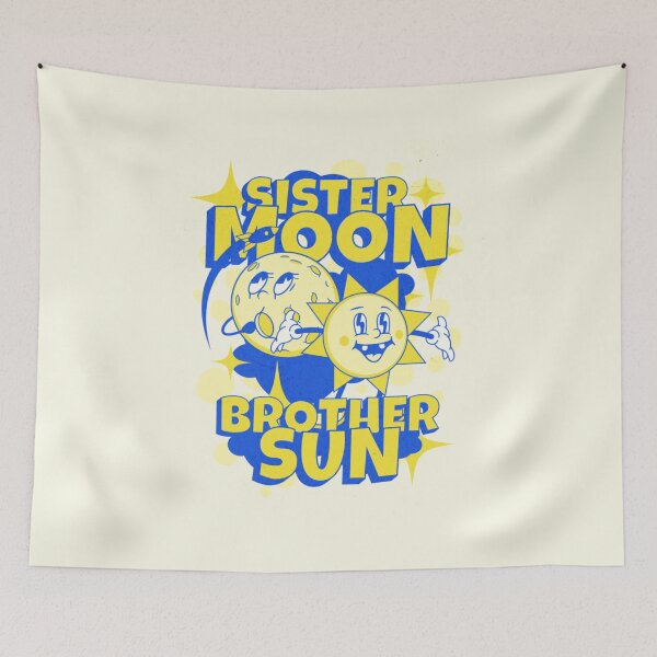 Item preview, sister moon brother sun summer design designed and sold by ketkidesign.