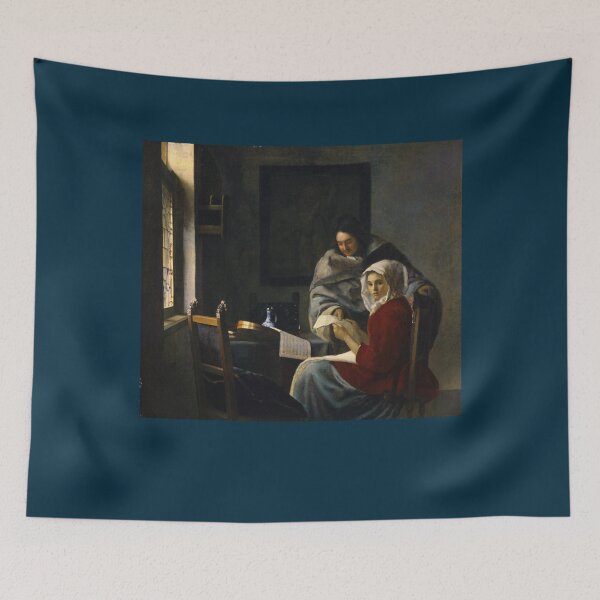 Item preview, Girl Interrupted at Her Music Vermeer  designed and sold by Hellmouthe.
