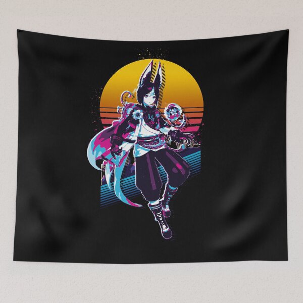 Item preview, Genshin Impact - Tighnari *80s retro* designed and sold by MyRetroArt.