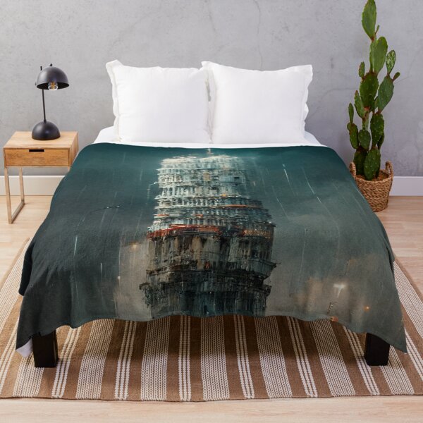 Item preview, Leaning Tower Of Pisa Rainy Night designed and sold by CyberStreetArt.