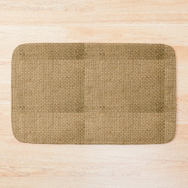 Item preview, Rustic Cotton Linen Look Wool Burlap Nature Eco Solid Beige Brown designed and sold by tanabe.