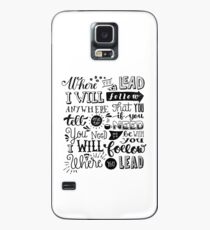 where you lead {gilmore girls} Case/Skin for Samsung Galaxy