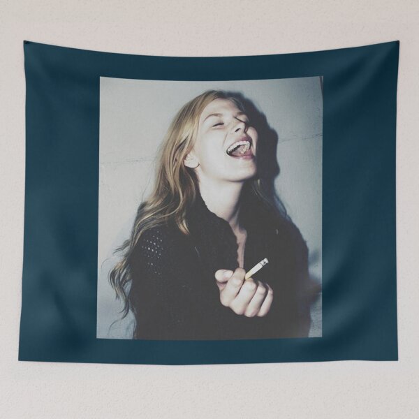 Item preview, Pretty Blonde Girl Smoking Cigarette  designed and sold by Hellmouthe.