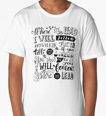 where you lead {gilmore girls} Long T-Shirt