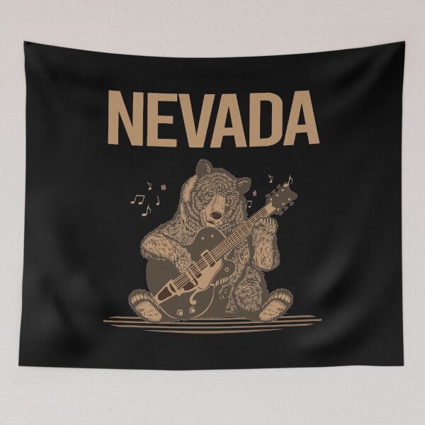 Item preview, Bear With Guitar Nevada designed and sold by hurseslossb.