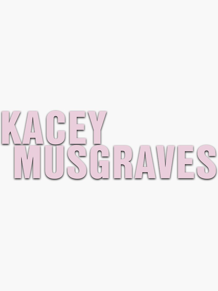 &ldquo;Kacey Musgraves musgraves kacey&rdquo; Sticker for Sale by JudyAvritt
