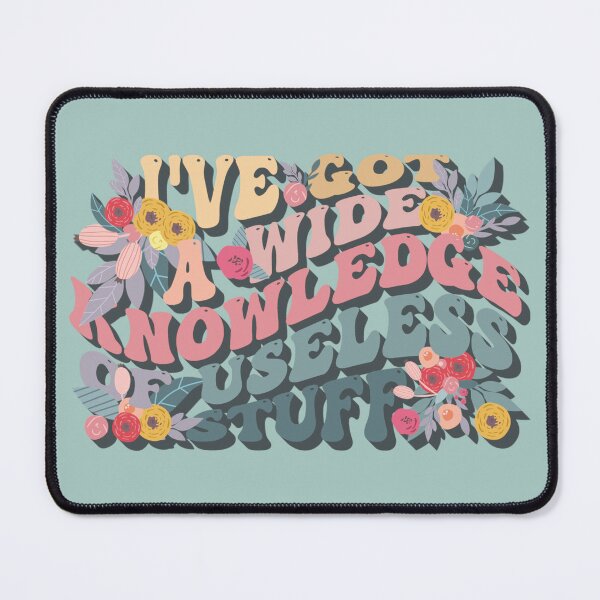 Item preview, Retro Style I've Got A Wide Knowledge Of Useless Stuff, Fun Slogan For A Person Who Knows A Lot About Useless Stuff designed and sold by TrulyEpoque.