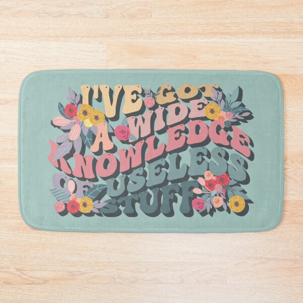 Item preview, Retro Style I've Got A Wide Knowledge Of Useless Stuff, Fun Slogan For A Person Who Knows A Lot About Useless Stuff designed and sold by TrulyEpoque.