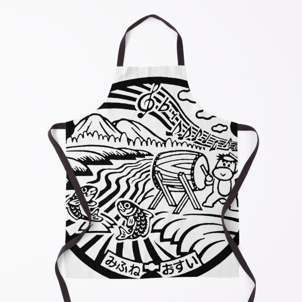 Item preview, Mythical creature playing drum on manhole in Japan - Black designed and sold by mattraski.
