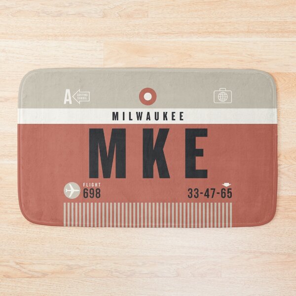 Item preview, Luggage Tag A - MKE Milwaukee Wisconsin USA designed and sold by VoodooCircus.