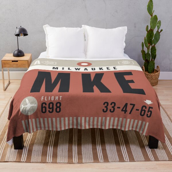 Item preview, Luggage Tag A - MKE Milwaukee Wisconsin USA designed and sold by VoodooCircus.