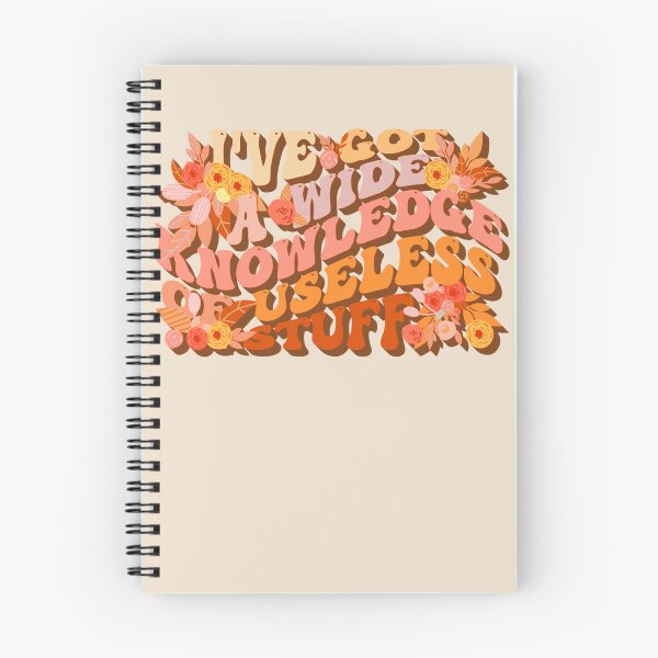 Item preview, Orange Retro Style I've Got A Wide Knowledge Of Useless Stuff, Fun Slogan For A Person Who Knows A Lot About Useless Stuff designed and sold by TrulyEpoque.