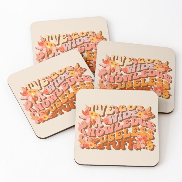 Item preview, Orange Retro Style I've Got A Wide Knowledge Of Useless Stuff, Fun Slogan For A Person Who Knows A Lot About Useless Stuff designed and sold by TrulyEpoque.