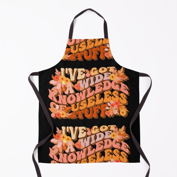 Item preview, Orange Retro Style I've Got A Wide Knowledge Of Useless Stuff, Fun Slogan For A Person Who Knows A Lot About Useless Stuff designed and sold by TrulyEpoque.