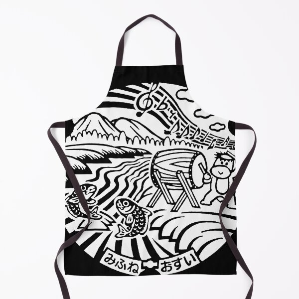 Item preview, Mythical creature playing drum on manhole in Japan - White designed and sold by mattraski.