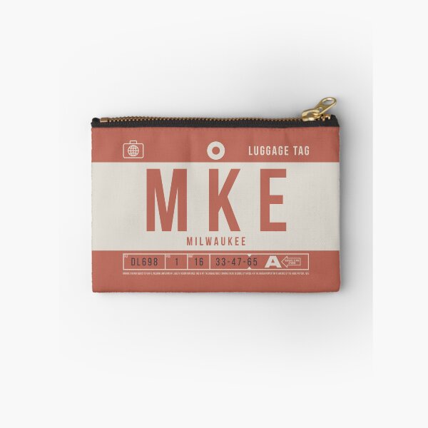 Item preview, Etiqueta de equipaje B - MKE Milwaukee Wisconsin EE. UU. designed and sold by VoodooCircus.