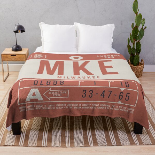 Item preview, Luggage Tag B - MKE Milwaukee Wisconsin USA designed and sold by VoodooCircus.