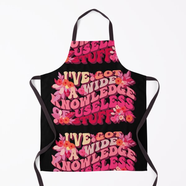 Item preview, Pink Retro Style I've Got A Wide Knowledge Of Useless Stuff, Fun Slogan For A Person Who Knows A Lot About Useless Stuff designed and sold by TrulyEpoque.
