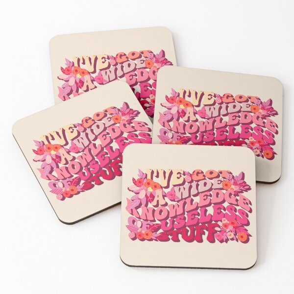 Item preview, Pink Retro Style I've Got A Wide Knowledge Of Useless Stuff, Fun Slogan For A Person Who Knows A Lot About Useless Stuff designed and sold by TrulyEpoque.