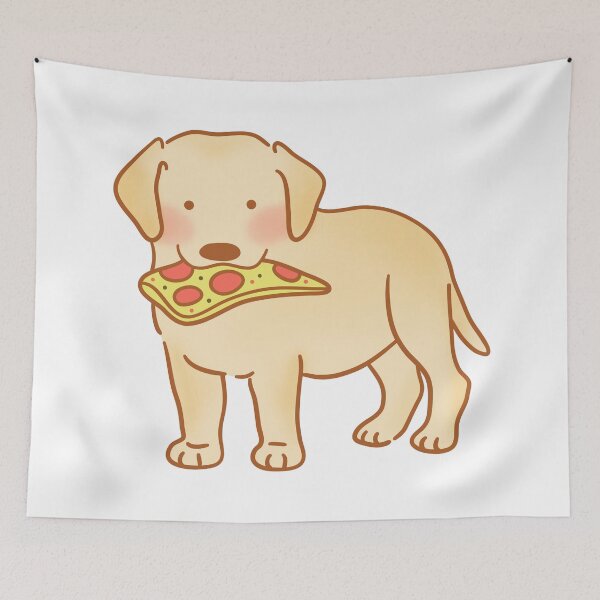 Item preview, Labrador and Pizza designed and sold by Wlaurence.