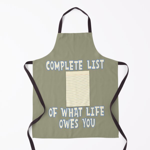 Item preview, COMPLETE LIST OF WHAT LIFE OWES YOU designed and sold by carolina1.