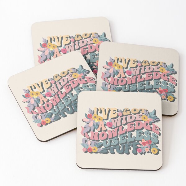 Item preview, Retro Style I've Got A Wide Knowledge Of Useless Stuff, Fun Slogan For A Person Who Knows A Lot About Useless Stuff designed and sold by TrulyEpoque.