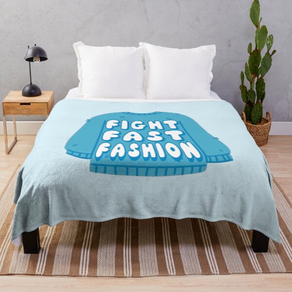Item preview, FIGHT FAST FASHION Blue Sweater designed and sold by everything4eva.