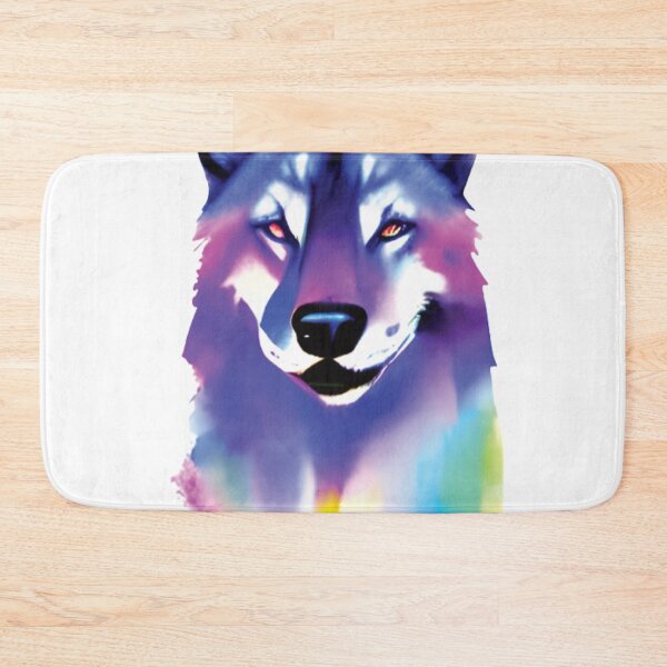 Item preview, Colorful wolf /galaxy wolf/Colorful wolf Art work  designed and sold by ralick.