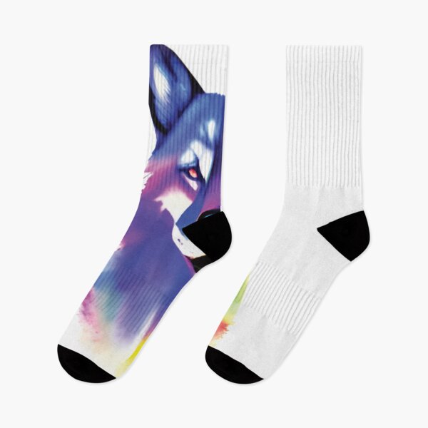 Item preview, Colorful wolf /galaxy wolf/Colorful wolf Art work  designed and sold by ralick.