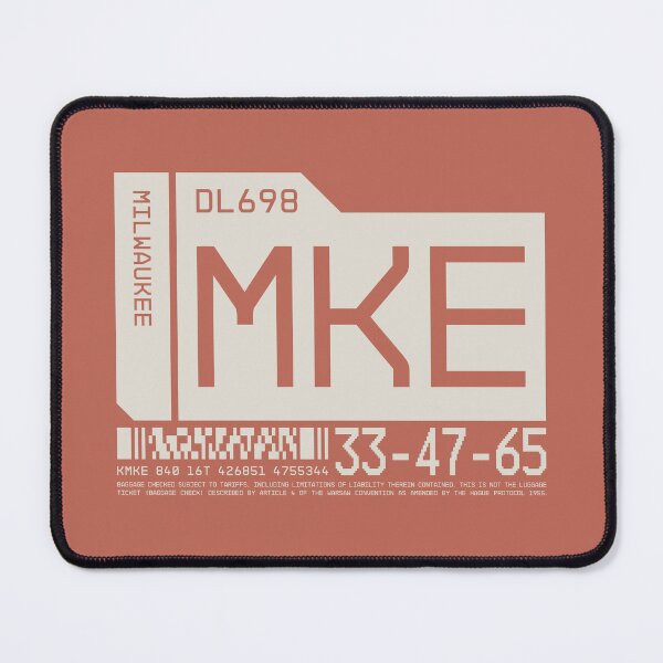 Item preview, Luggage Tag C - MKE Milwaukee Wisconsin USA designed and sold by VoodooCircus.