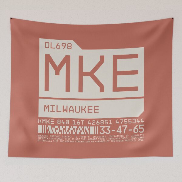 Item preview, Luggage Tag C - MKE Milwaukee Wisconsin USA designed and sold by VoodooCircus.