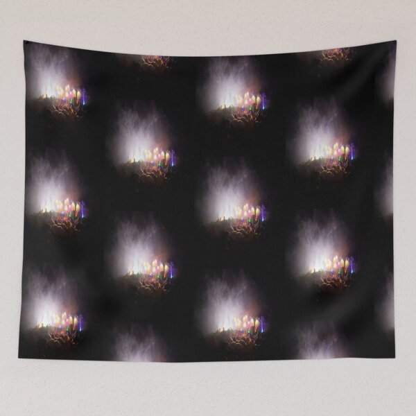 Item preview,  Fire works Colorful Vector Design Graphic on black background403 designed and sold by AnadAA.