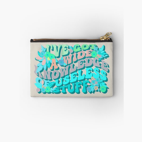 Item preview, Turquoise Retro Style I've Got A Wide Knowledge Of Useless Stuff, Fun Slogan For A Person Who Knows A Lot About Useless Stuff designed and sold by TrulyEpoque.
