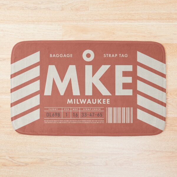 Item preview, Luggage Tag D - MKE Milwaukee Wisconsin USA designed and sold by VoodooCircus.