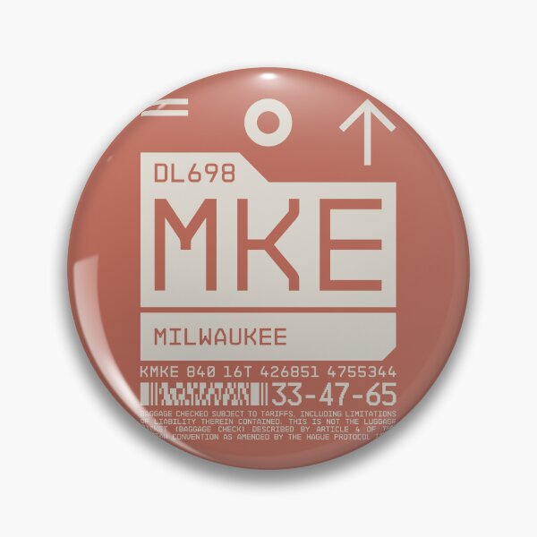 Item preview, Luggage Tag C - MKE Milwaukee Wisconsin USA designed and sold by VoodooCircus.