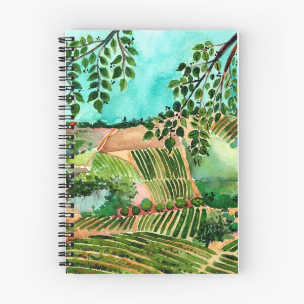 Item preview, Italian Vineyards Landscape designed and sold by SandraArtStudio.