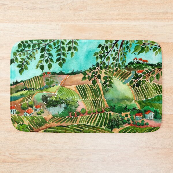 Item preview, Italian Vineyards Landscape designed and sold by SandraArtStudio.