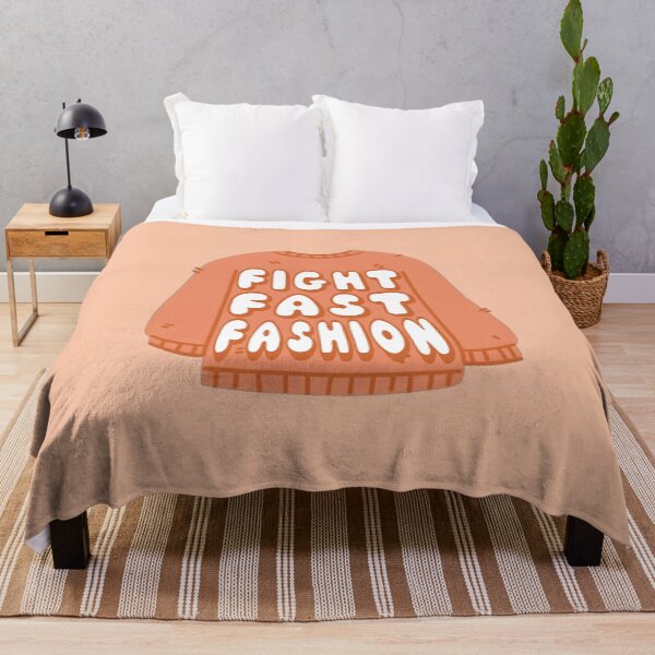 Item preview, FIGHT FAST FASHION Orange Sweater designed and sold by everything4eva.