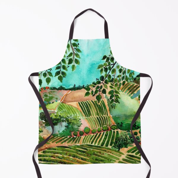 Item preview, Italian Vineyards Landscape designed and sold by SandraArtStudio.