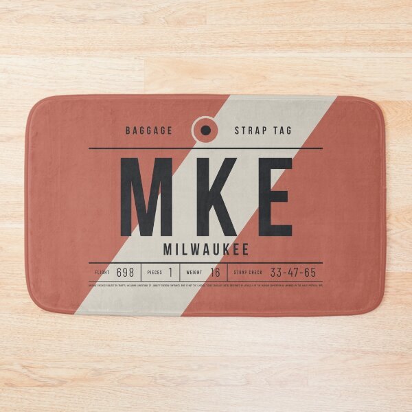 Item preview, Luggage Tag E - MKE Milwaukee Wisconsin USA designed and sold by VoodooCircus.