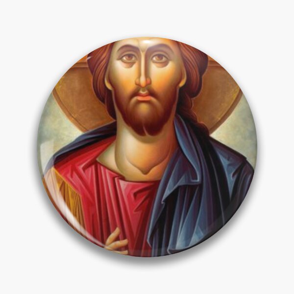 Item preview, ic xc nika icon Jesus Christ the pentocrator orthdox designed and sold by AndreaFanou.