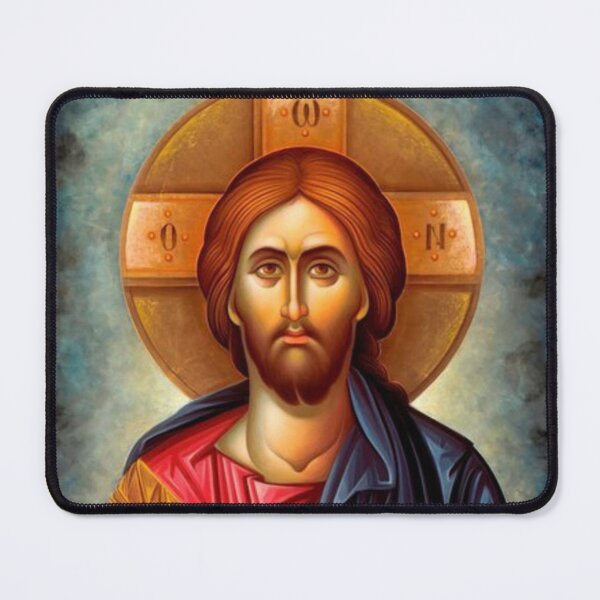 Item preview, ic xc nika icon Jesus Christ the pentocrator orthdox designed and sold by AndreaFanou.