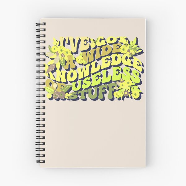 Item preview, Yellow Retro Style I've Got A Wide Knowledge Of Useless Stuff, Fun Slogan For A Person Who Knows A Lot About Useless Stuff designed and sold by TrulyEpoque.