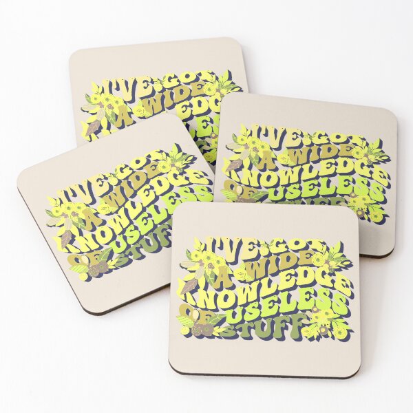 Item preview, Yellow Retro Style I've Got A Wide Knowledge Of Useless Stuff, Fun Slogan For A Person Who Knows A Lot About Useless Stuff designed and sold by TrulyEpoque.