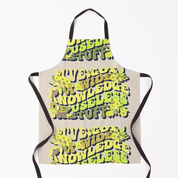 Item preview, Yellow Retro Style I've Got A Wide Knowledge Of Useless Stuff, Fun Slogan For A Person Who Knows A Lot About Useless Stuff designed and sold by TrulyEpoque.